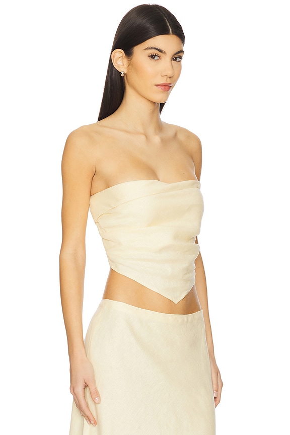 view 2 of 5 x REVOLVE Antibes Strapless Top in Butter