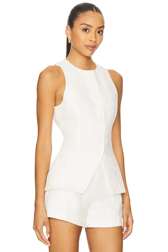 view 2 of 4 Seema Top in White