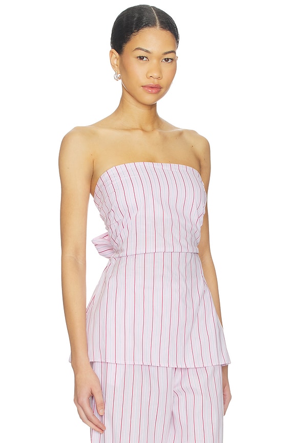 view 2 of 4 Isole Top in Fiori Stripe Palazzo