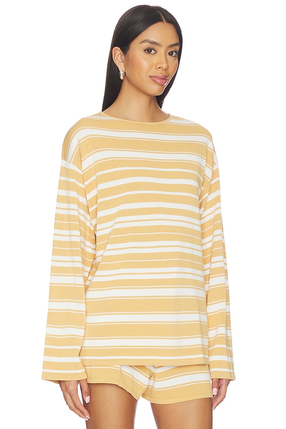 view 2 of 4 Lyana Top in Breton Stripe Sienna