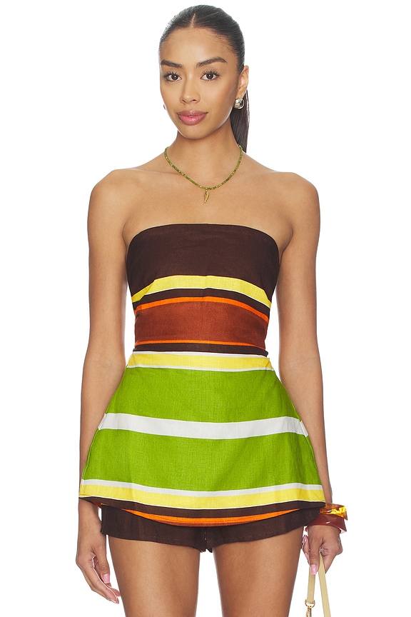 view 1 of 4 Solmar Top in Valencia Stripe