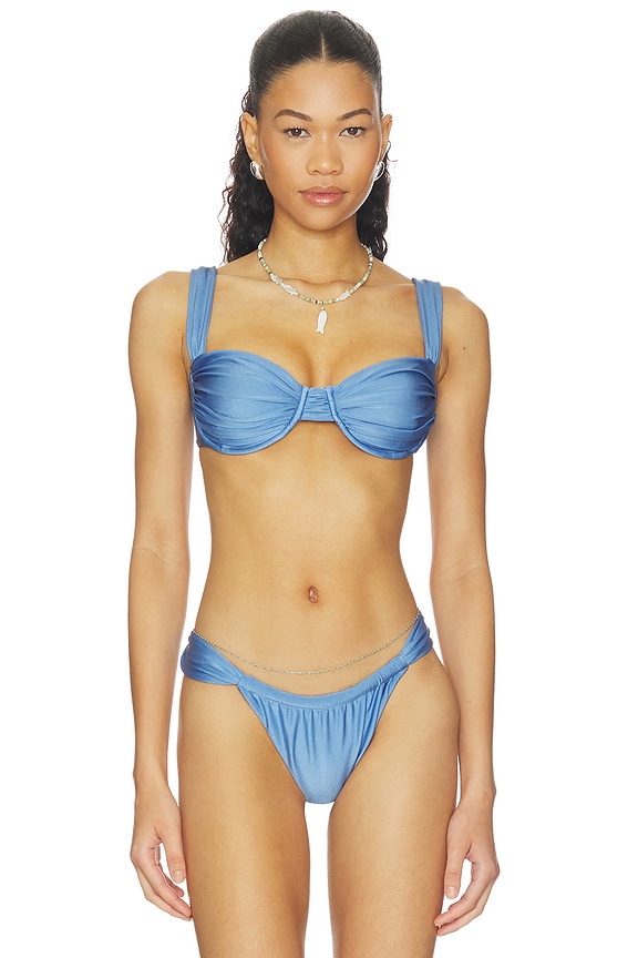 view 1 of 4 TOP BIKINI SOL in Sapphire