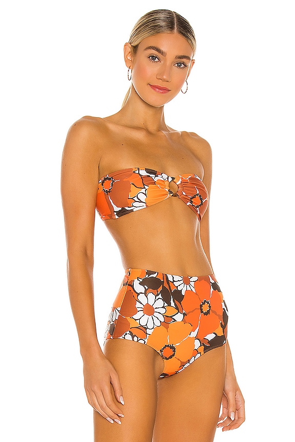 view 2 of 4 Malady Top in Orange Isola Floral