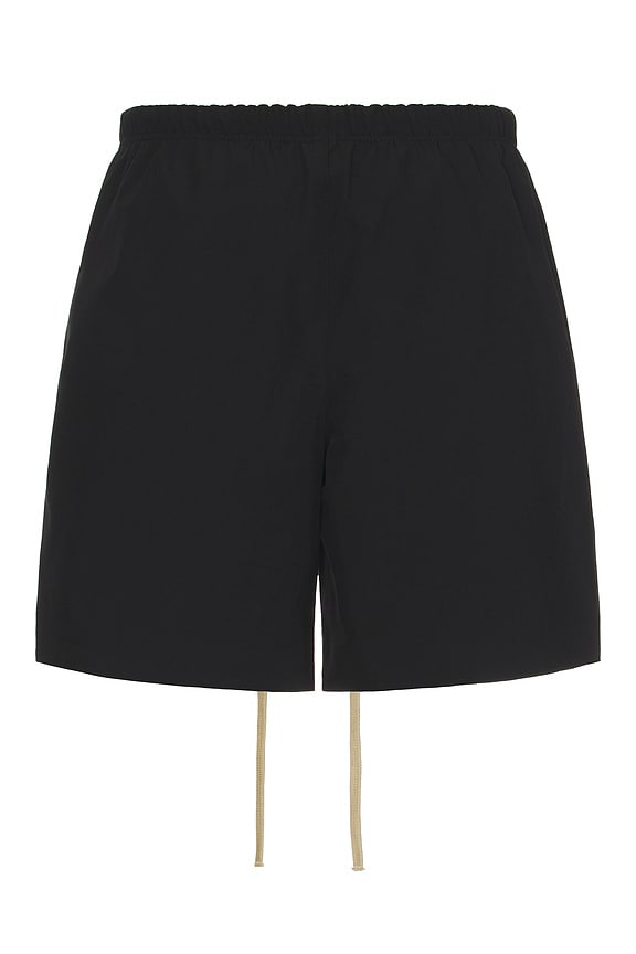 view 2 of 5 Bonded Nylon Soccer Short in Black