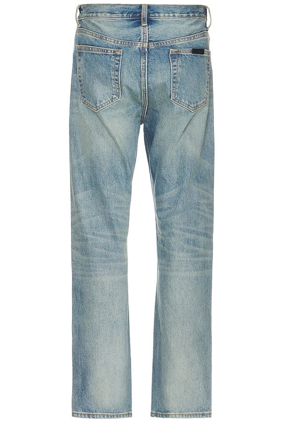 view 2 of 6 Denim 5-Pocket Jean in Vintage Blue