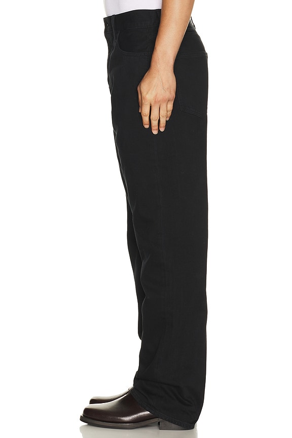 view 2 of 5 Denim 5-Pocket Jeans in Overdyed Black