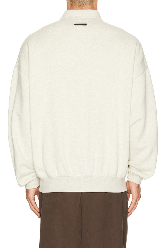 view 2 of 5 SUDADERA POLO SIGNATURE in Oatmeal Heather & Light Heather