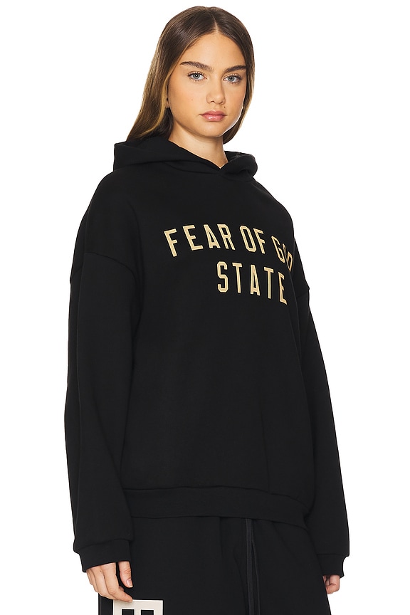 view 2 of 5 Fleece Hoodie in Black