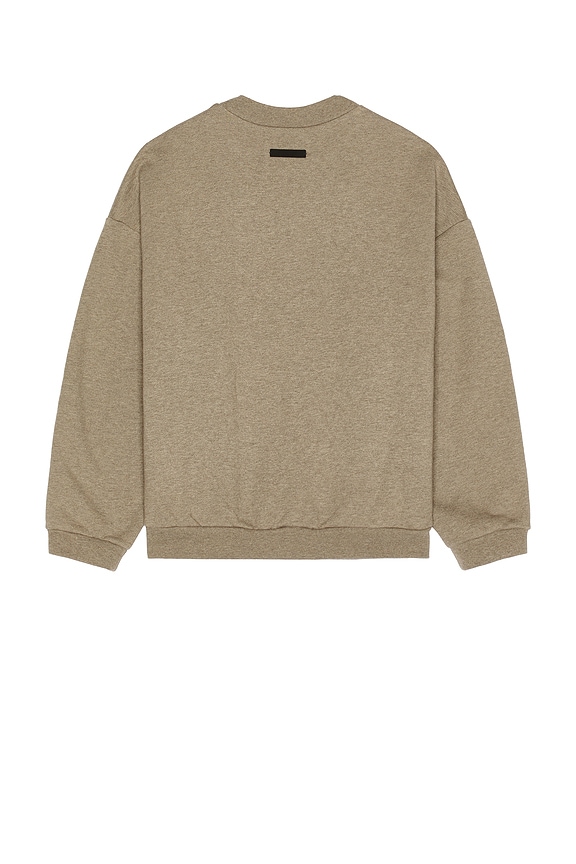 view 2 of 5 Fleece Crewneck in Heather Gray