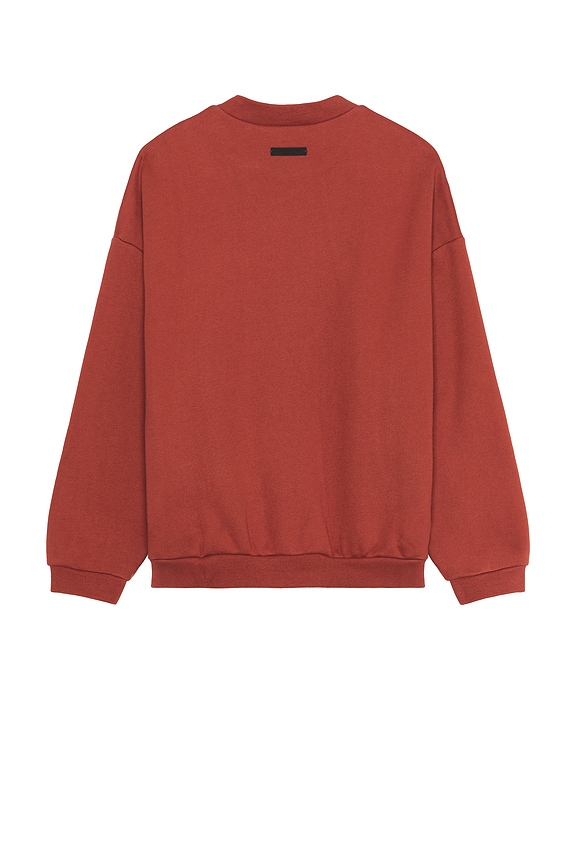 view 2 of 5 FLEECE 크루넥 in Crimson
