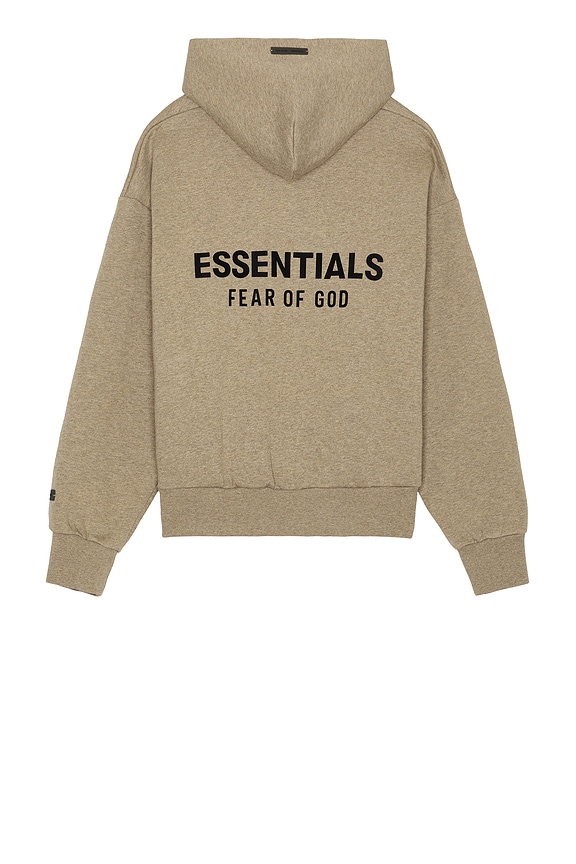 Fear of God ESSENTIALS Classic Fit Fleece Hoodie in Homestead