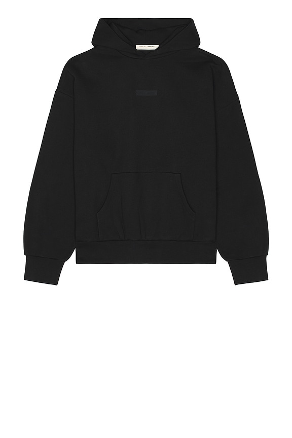 view 2 of 4 Classic Fit Fleece Hoodie in Jet Black