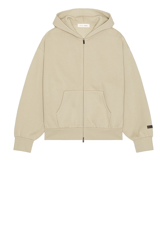 view 2 of 5 Classic Fit Fleece Zip Up in Abbey Stone