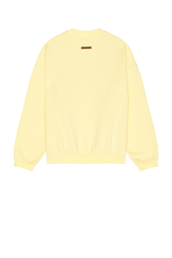 view 2 of 5 90's Fit Fleece Crew Neck Sweatshirt in Garden Yellow