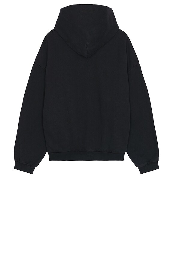 view 2 of 5 Heavy Fleece Hoodie in Black