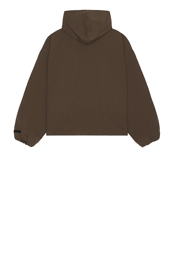view 2 of 5 Military Nylon Hooded Anorak in Brown