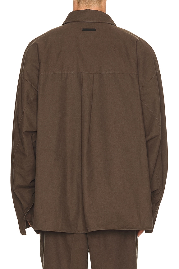 view 2 of 5 오버셔츠 in Brown