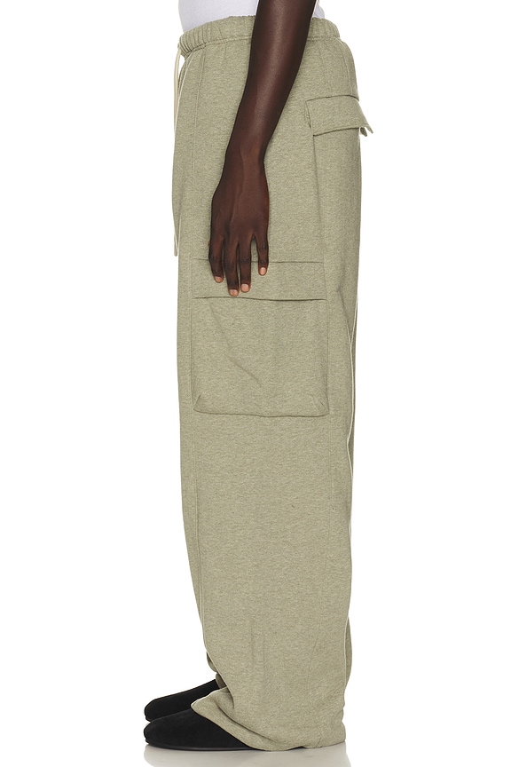 view 2 of 5 PANTALON SWEAT CARGO in Seal Heather