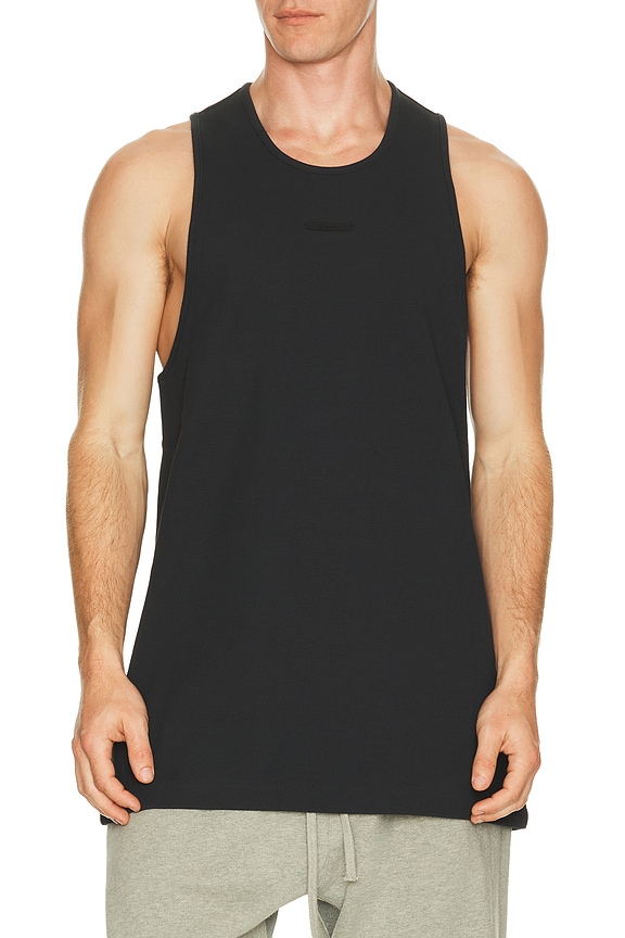 view 1 of 4 Rib Tank in Vintage Black