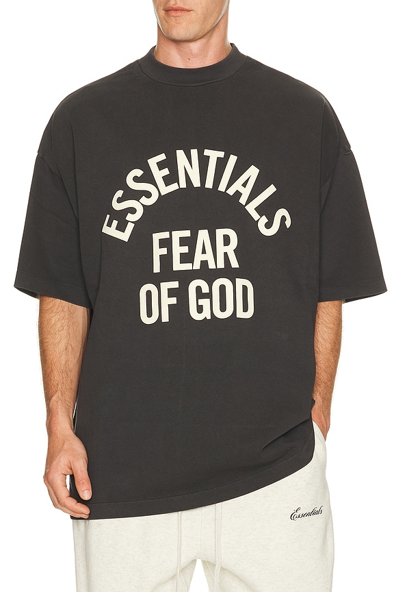 view 1 of 5 T-SHIRT CAMPUS in Faded Black