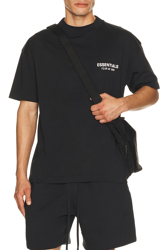 view 1 of 4 Classic Fit T-shirt Back Logo in Vintage Black