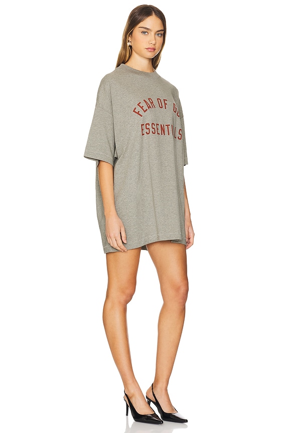 view 2 of 5 Jersey Crewneck Tee in Dark Heather