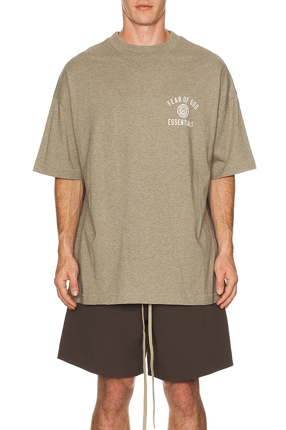 view 4 of 5 JERSEY 티셔츠 in Heather Gray