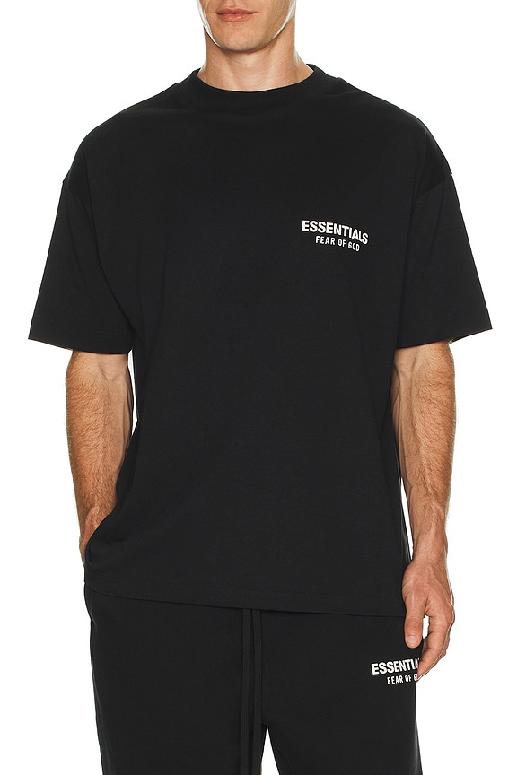 view 2 of 5 Jersey Crewneck T-Shirt in Black