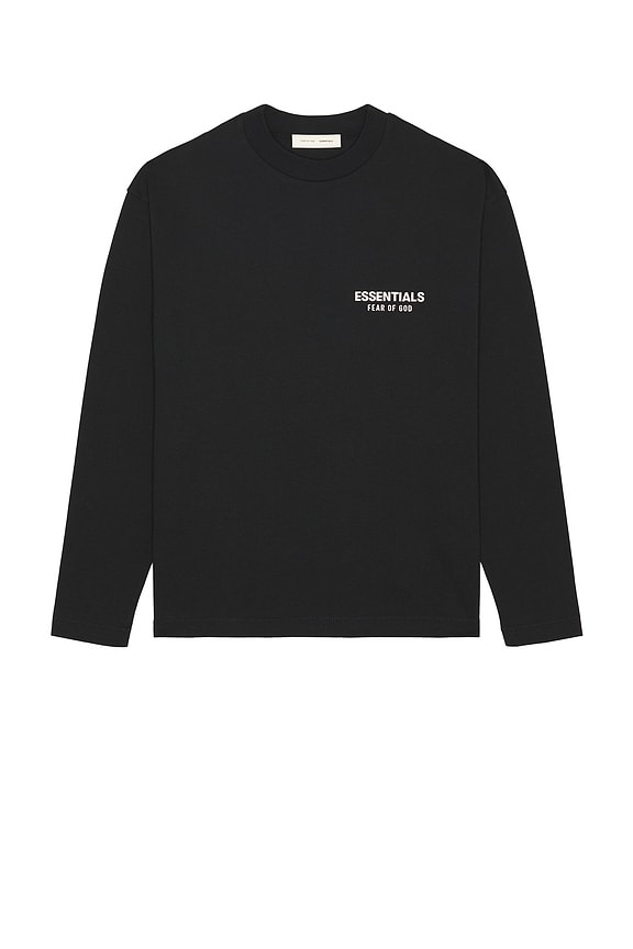 view 2 of 4 Classic Fit Long Sleeve Tee in Jet Black