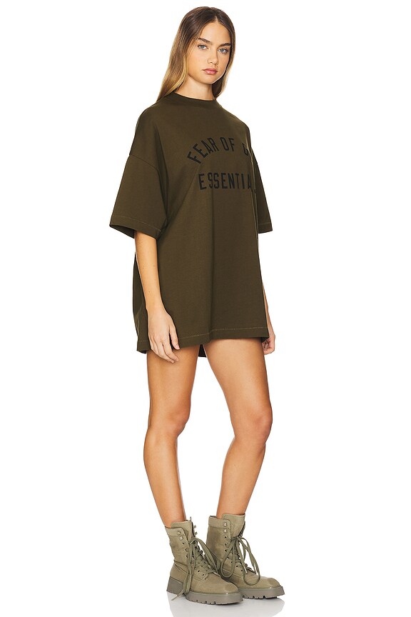 view 2 of 5 Jersey Crewneck Tee in Olive