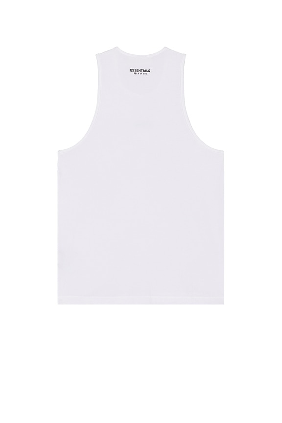 view 2 of 5 Vintage Fit Tank in Bright White