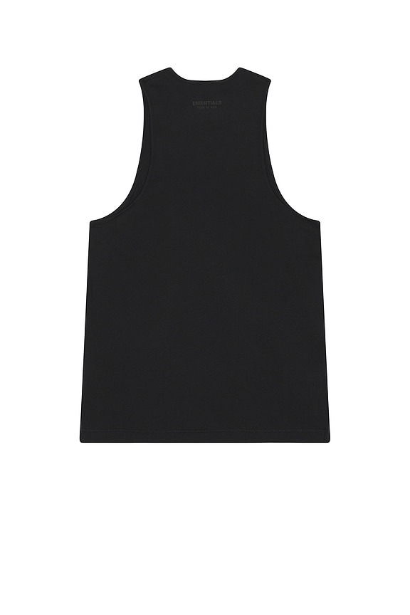 view 2 of 4 Vintage Fit Tank in Jet Black