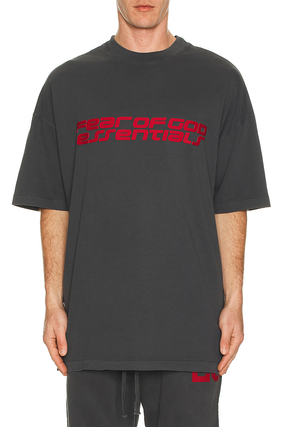 view 2 of 5 90'S Short Sleeve Tee in Iron Grey