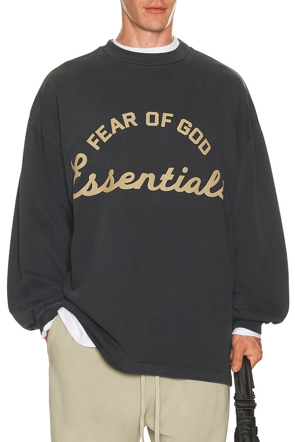 view 1 of 4 Training 90's Long Sleeve Tee in Faded Iron Grey