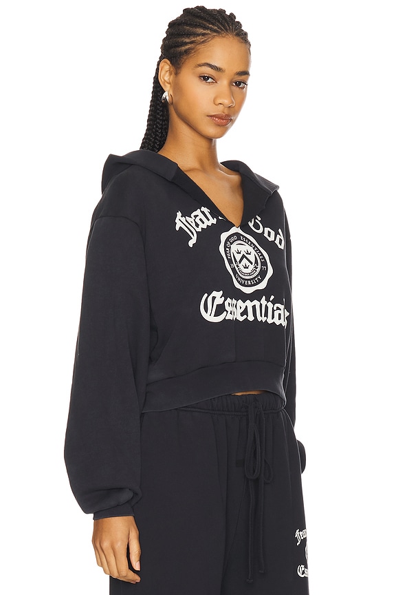 view 2 of 5 SWEAT À CAPUCHE in Black