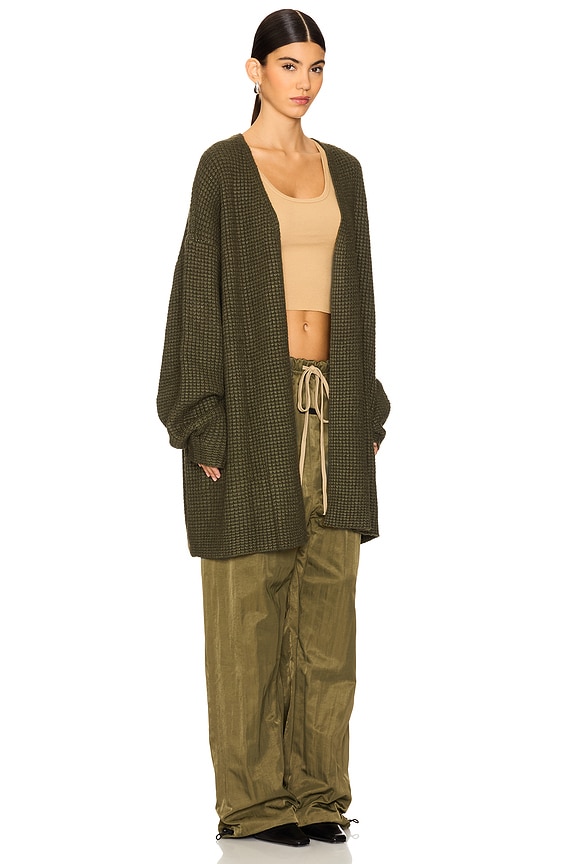view 2 of 4 Long Cardigan in Military