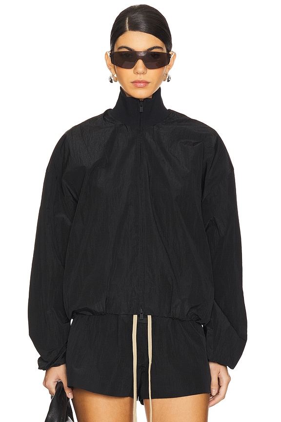 view 2 of 5 Ripstop Track Jacket in Black