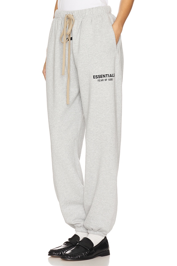 view 2 of 6 Fleece Jogger in Light Heather Gray