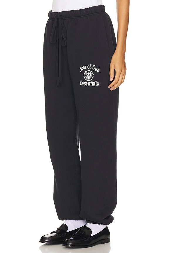 view 2 of 6 Fleece Jogger in Black
