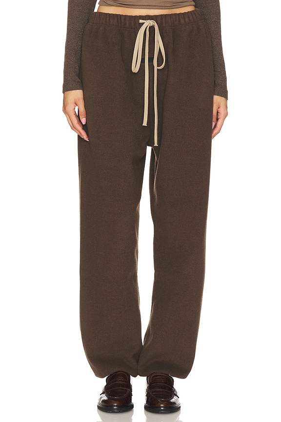 view 1 of 6 Brushed Jogger in Brown