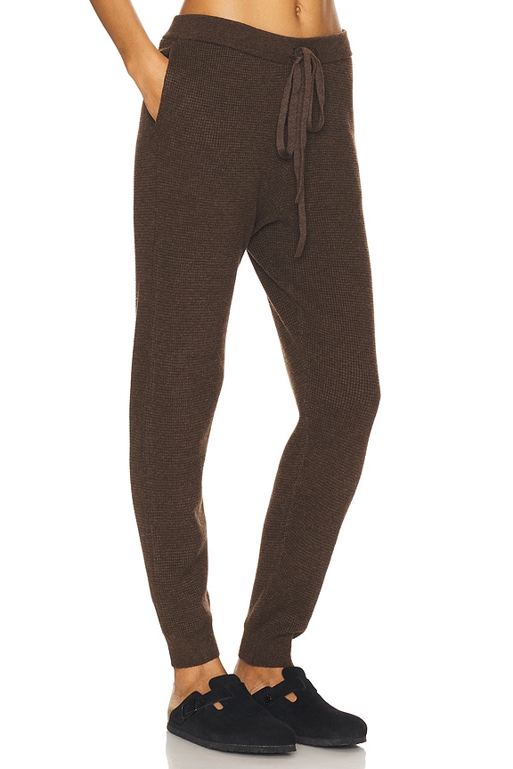 view 2 of 6 Fitted Jogger in Brown