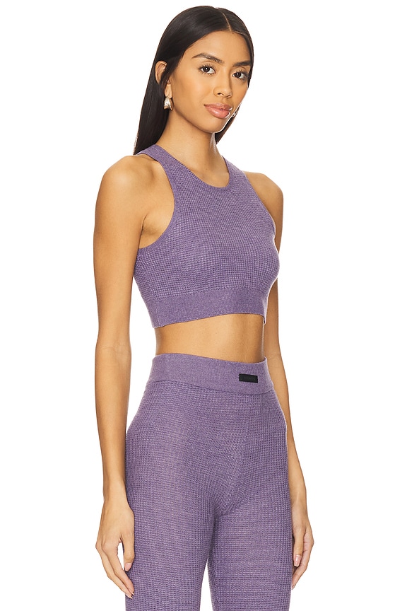 view 2 of 5 Waffle Sport Tank in Lavender