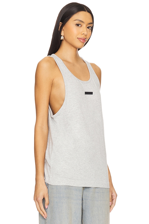 view 2 of 5 Tank Top in Light Heather Gray