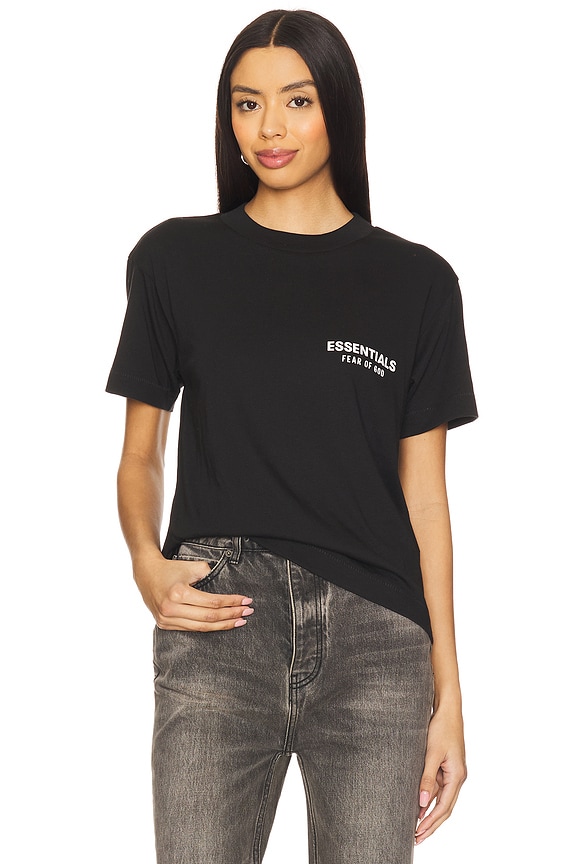 view 2 of 6 Crewneck T-Shirt in Black