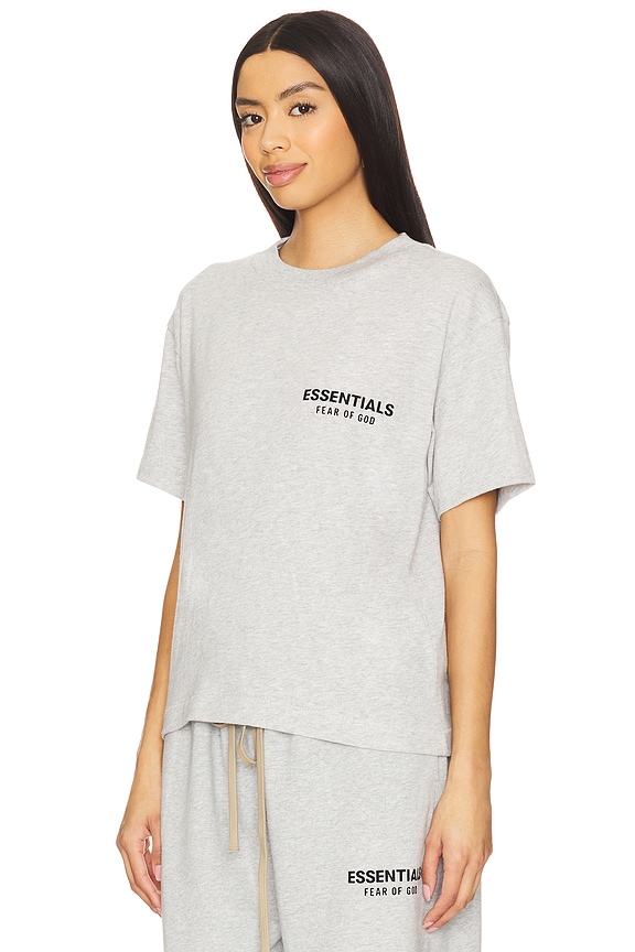 view 2 of 5 Crewneck T-Shirt in Light Heather Gray