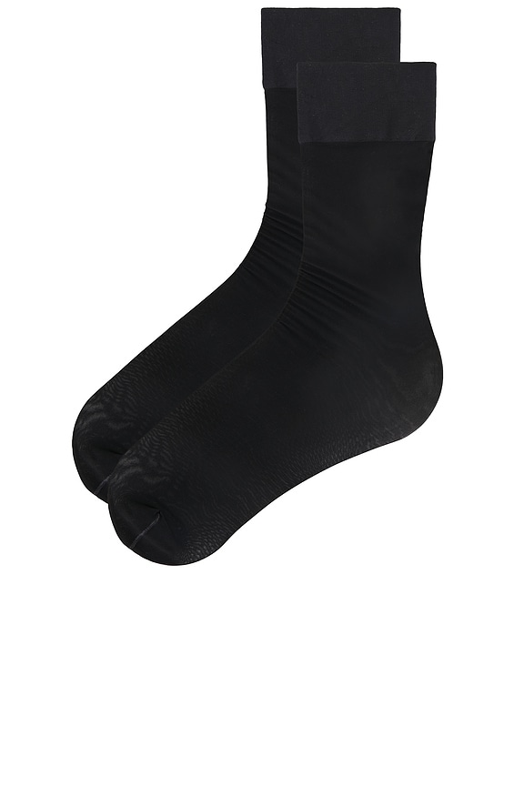 view 2 of 2 CALCETINES A LA RODILLA MATT in Black