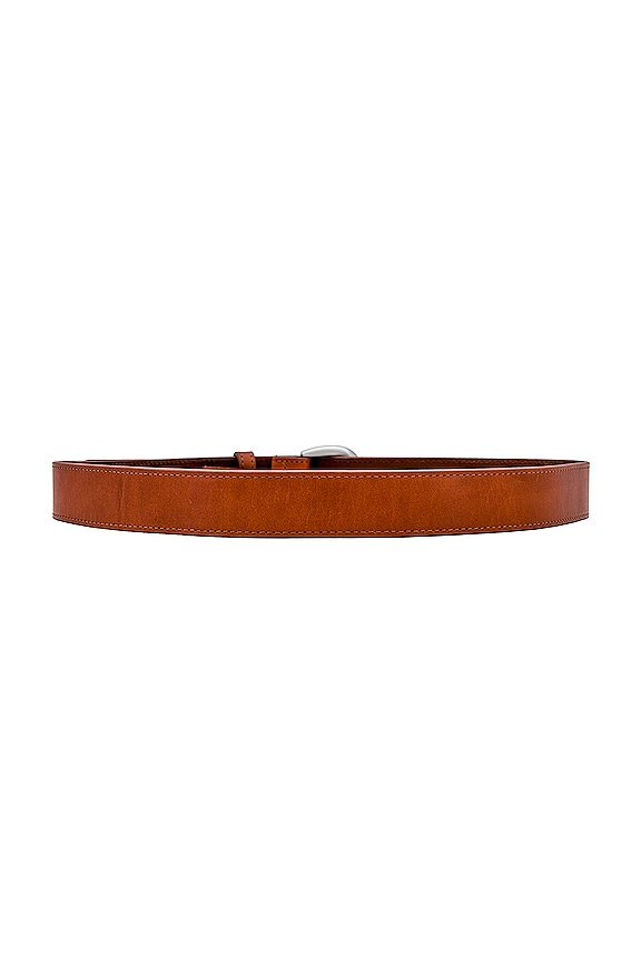 view 2 of 3 Timeless Buckle Belt in Whiskey & Silver
