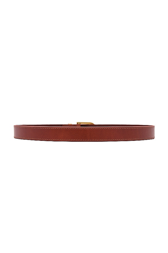 view 2 of 3 Simple Art Deco Belt in Whiskey