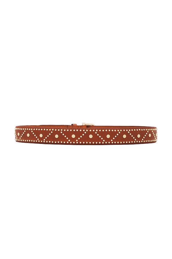 view 2 of 3 Embellished Belt in Tan