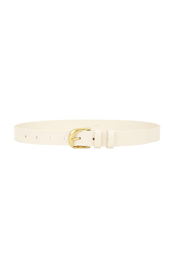view 1 of 3 Twist Buckle Belt in Bone